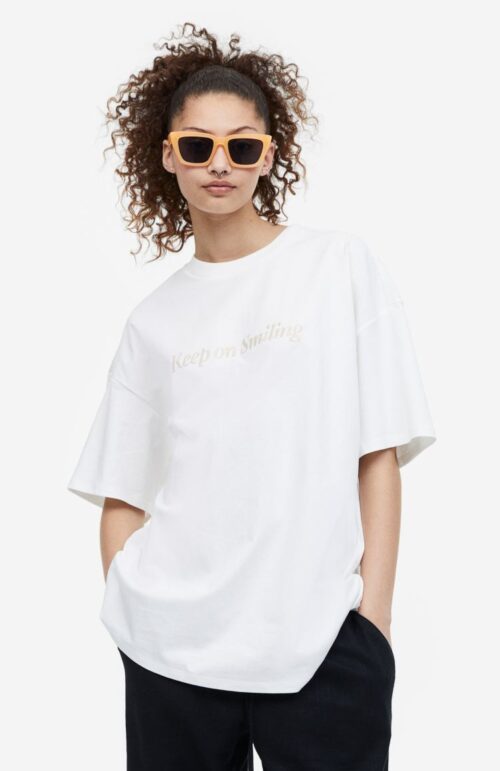 Oversized Motif T-shirt
